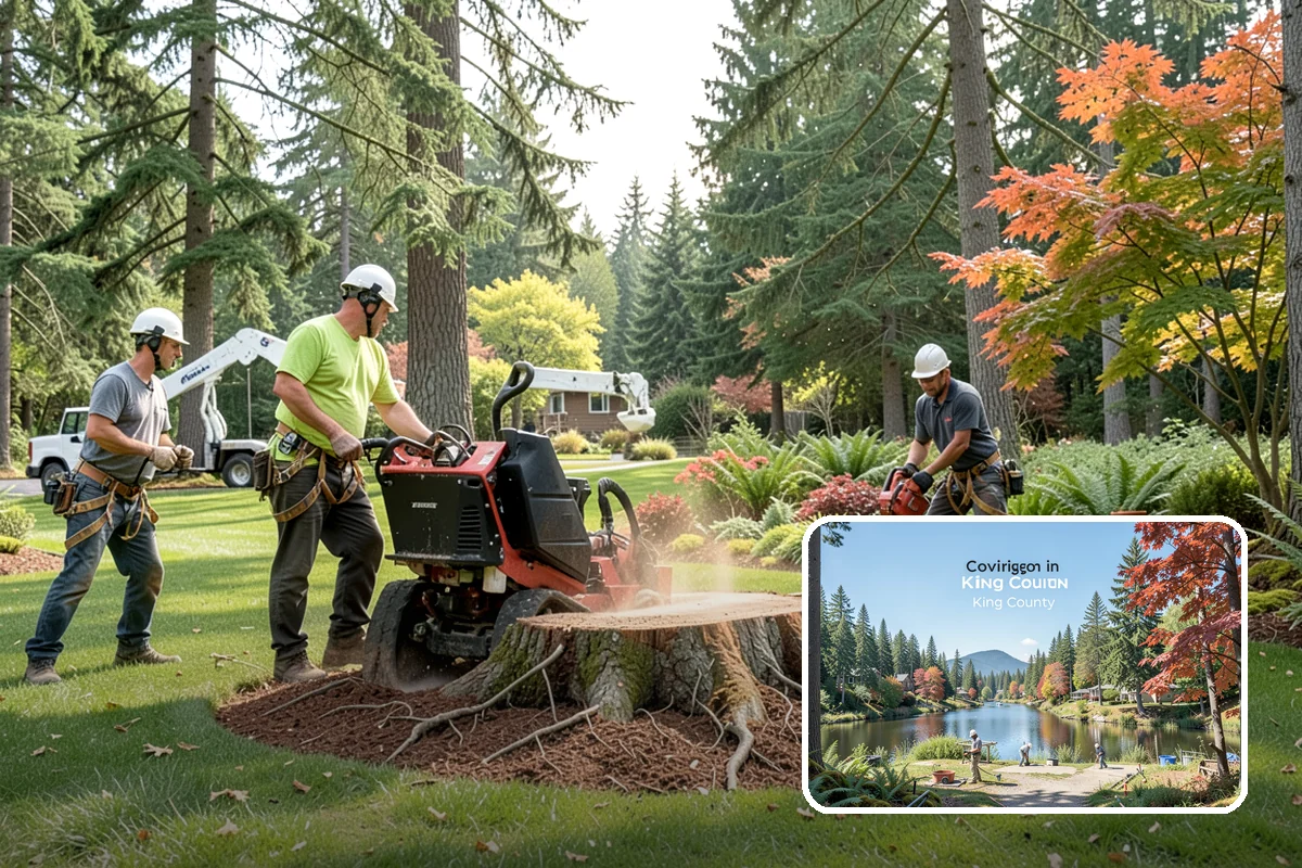 Roof clearance pruning in Covington, King County, WA - Improves tree structure, health, and appearance