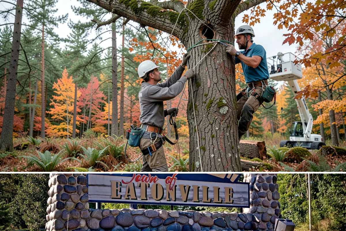 Roof clearance pruning in Eatonville, Pierce County, WA - Work should be scheduled during dormant seasons to minimize stress from over-pruning while adhering to specific timing...