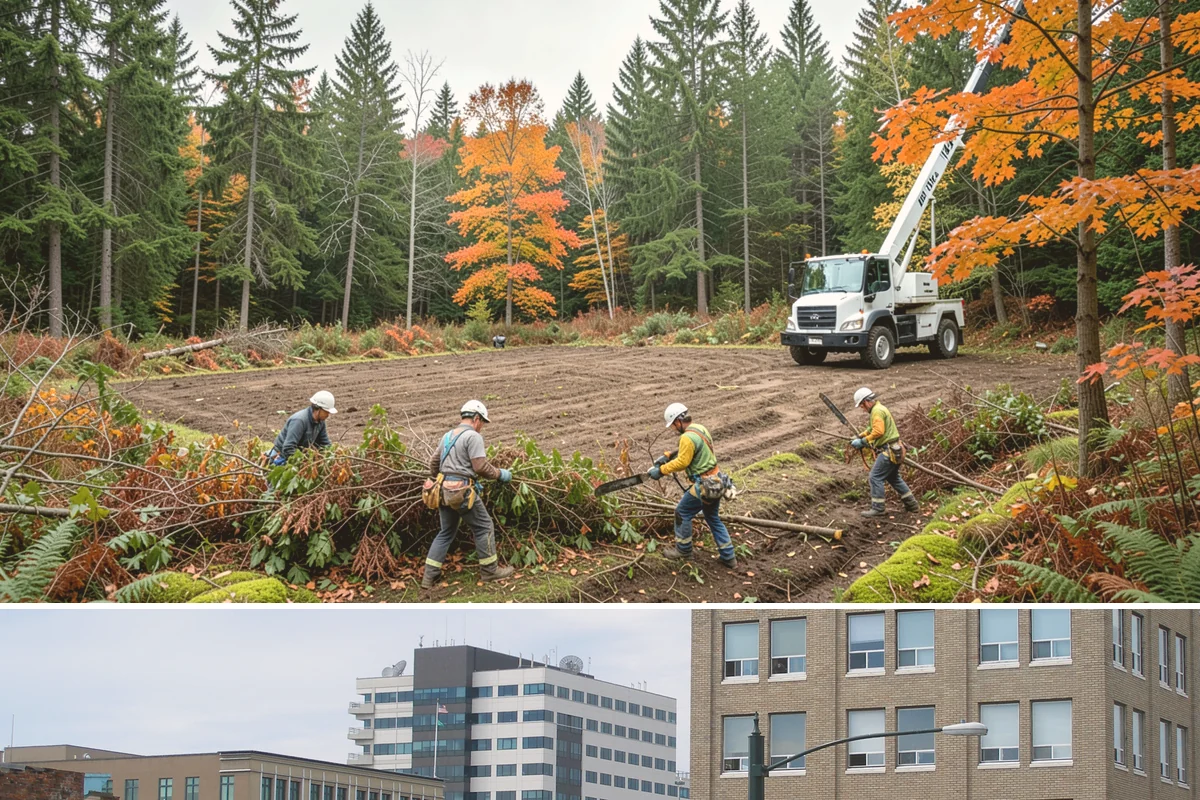 Roof clearance pruning in Everett, Snohomish County, WA - Work should be scheduled during dormant seasons to minimize stress from over-pruning while adhering to specific timing...
