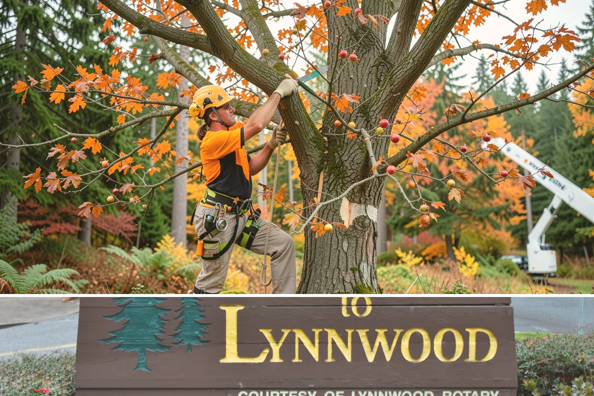 Roof clearance pruning in Lynnwood, Snohomish County, WA - Work should be scheduled during dormant seasons to minimize stress from over-pruning while adhering to specific timing...