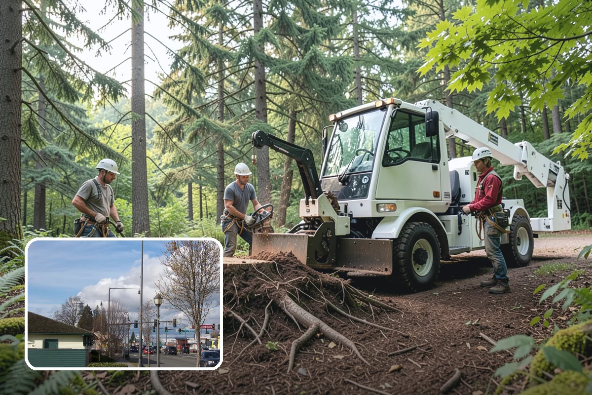 Roof clearance pruning in Marysville, Snohomish County, WA - Improves tree structure, health, and appearance