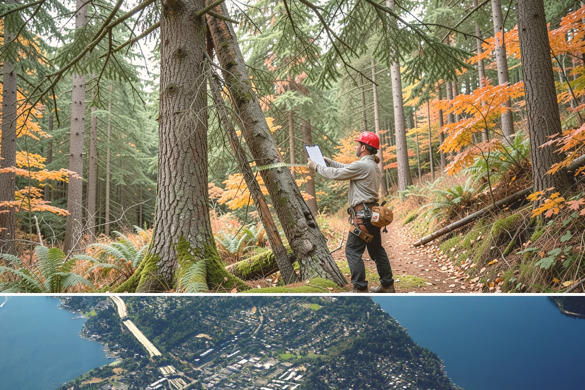 Roof clearance pruning in Mercer Island, King County, WA - Work should be scheduled during dormant seasons to minimize stress from over-pruning while adhering to specific timing...