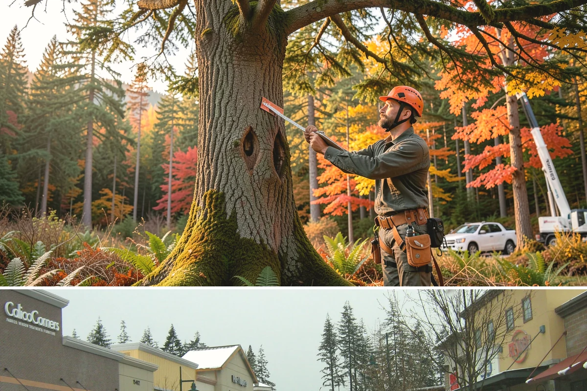 Roof clearance pruning in Mill Creek, Snohomish County, WA - Work should be scheduled during dormant seasons to minimize stress from over-pruning while adhering to specific timing...