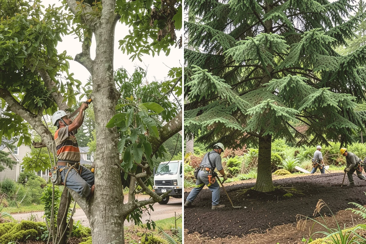 Roof clearance pruning in Orting, Pierce County, WA - Assess canopy condition and pruning objectives
