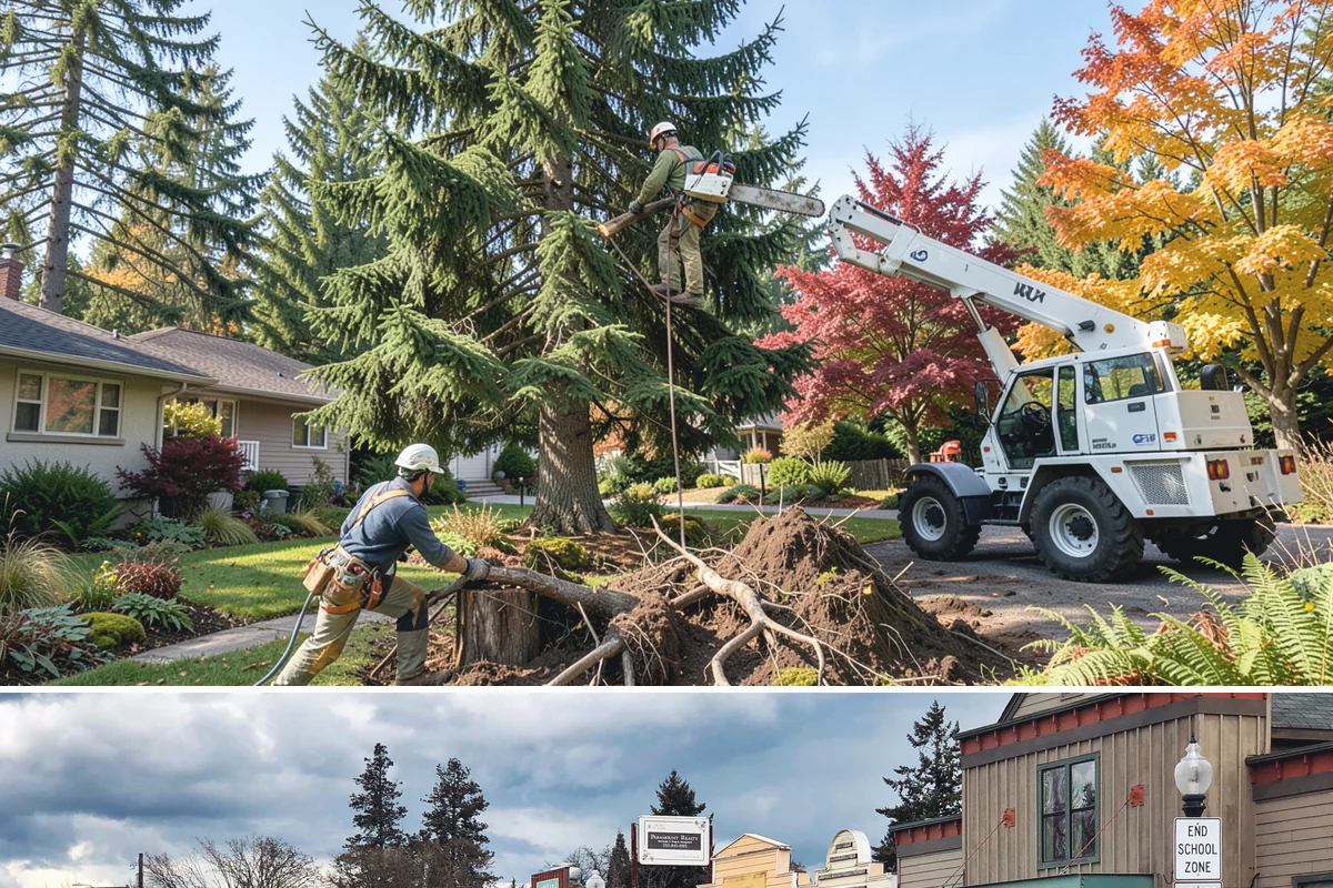 Roof clearance pruning in Roy, Pierce County, WA - Work should be scheduled during dormant seasons to minimize stress from over-pruning while adhering to specific timing...
