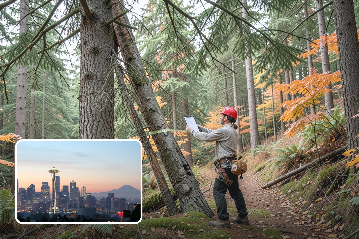 Roof clearance pruning in Seattle, King County, WA - Improves tree structure, health, and appearance