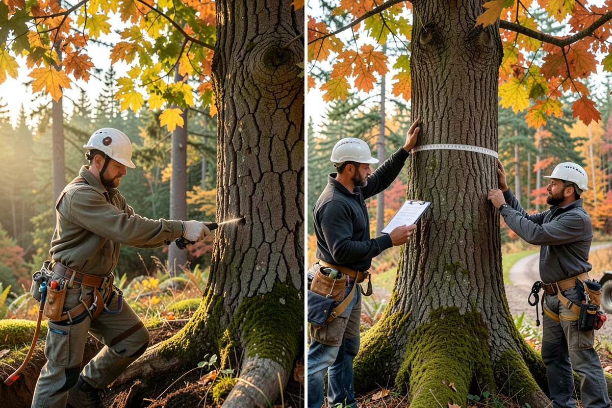 Roof clearance pruning in Sedro-Woolley, Skagit County, WA - Assess canopy condition and pruning objectives