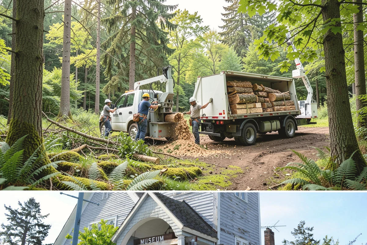 Roof clearance pruning in Steilacoom, Pierce County, WA - Work should be scheduled during dormant seasons to minimize stress from over-pruning while adhering to specific timing...