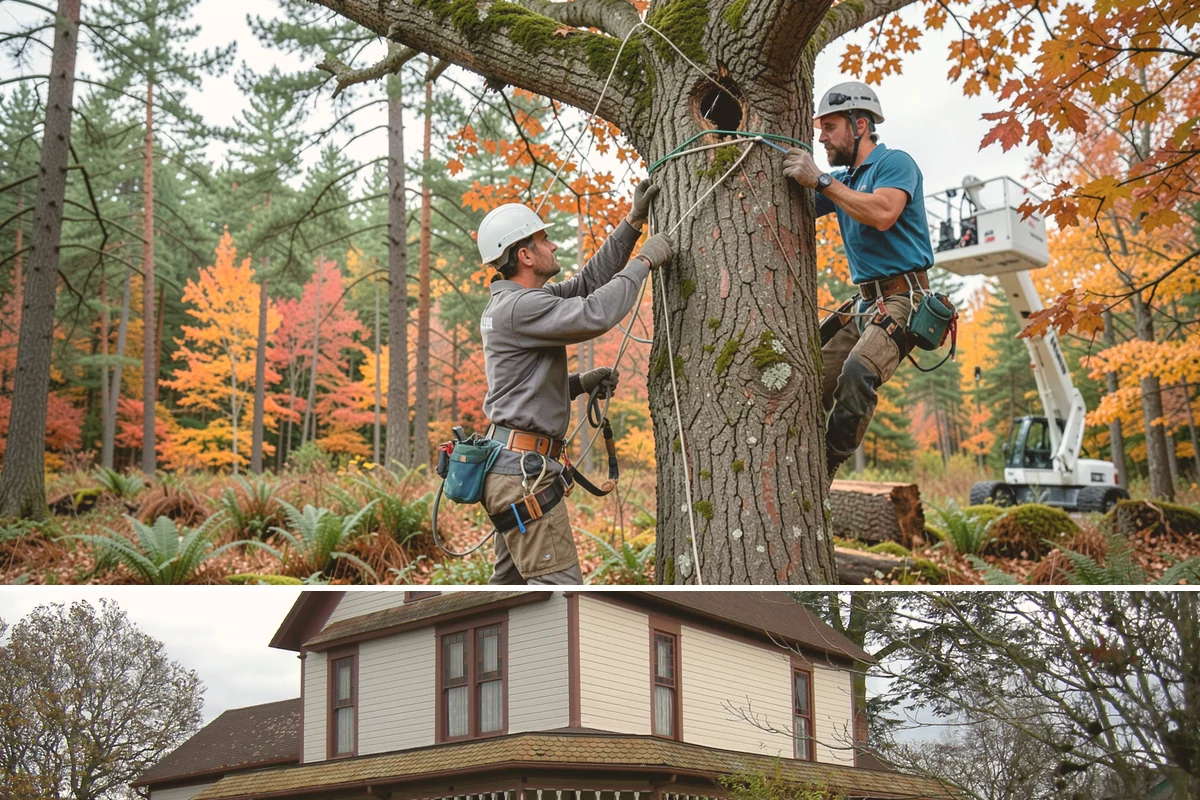 Roof clearance pruning in Sumner, Pierce County, WA - Work should be scheduled during dormant seasons to minimize stress from over-pruning while adhering to specific timing...