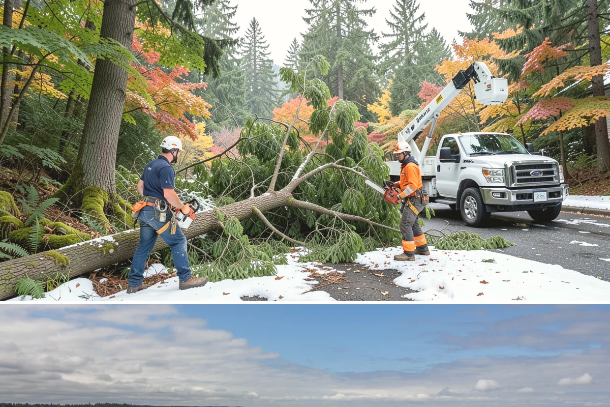 Roof clearance pruning in University Place, Pierce County, WA - Work should be scheduled during dormant seasons to minimize stress from over-pruning while adhering to specific timing...
