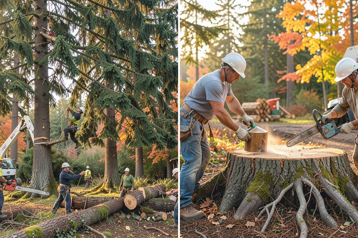 Roof clearance pruning in Wilkeson, Pierce County, WA - Assess canopy condition and pruning objectives