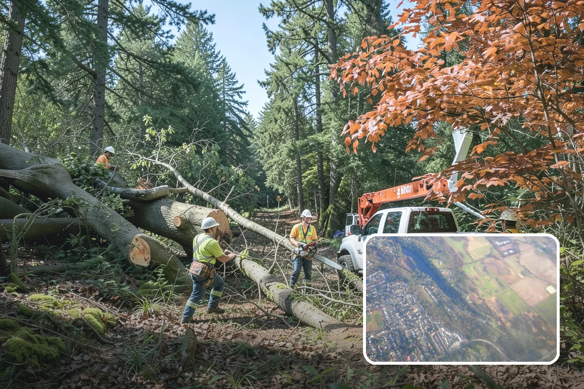 Root collar excavation in Algona, King County, WA - Supports long-term tree health and stability