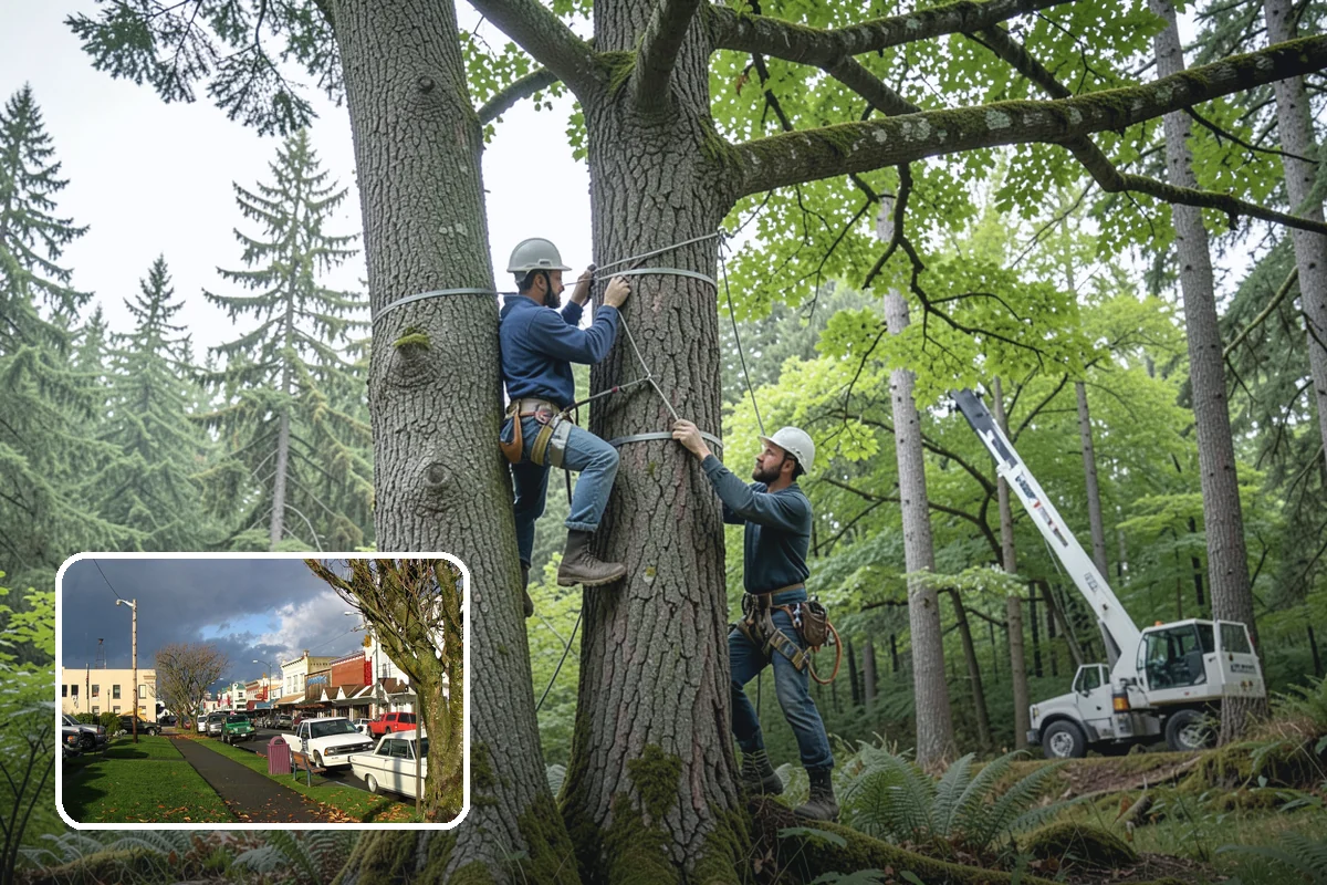 Root collar excavation in Arlington, Snohomish County, WA - Supports long-term tree health and stability
