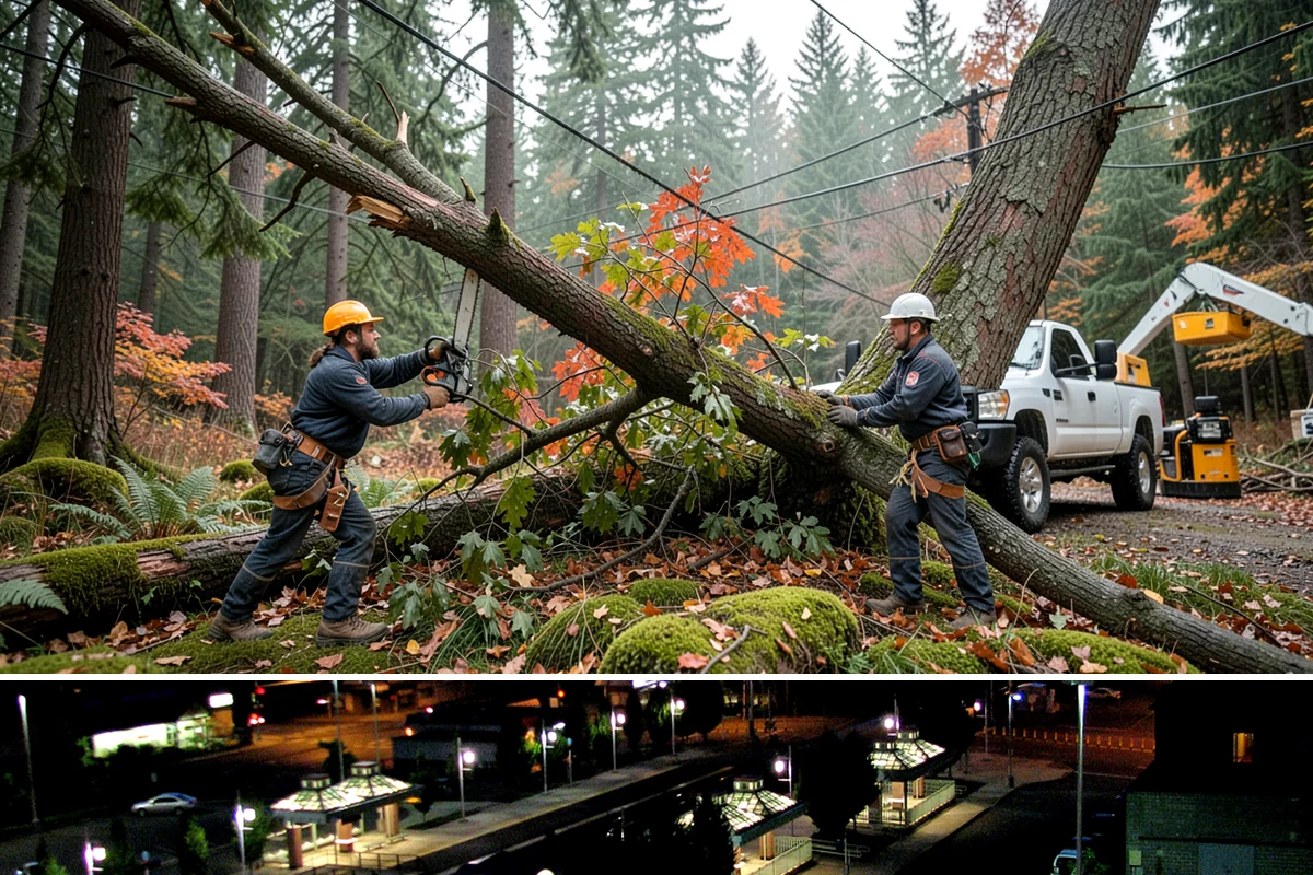 Root collar excavation in Auburn, King County, WA - This service can be performed year-round in the Puget Sound region but may require specialized equipment during wet seasons to...
