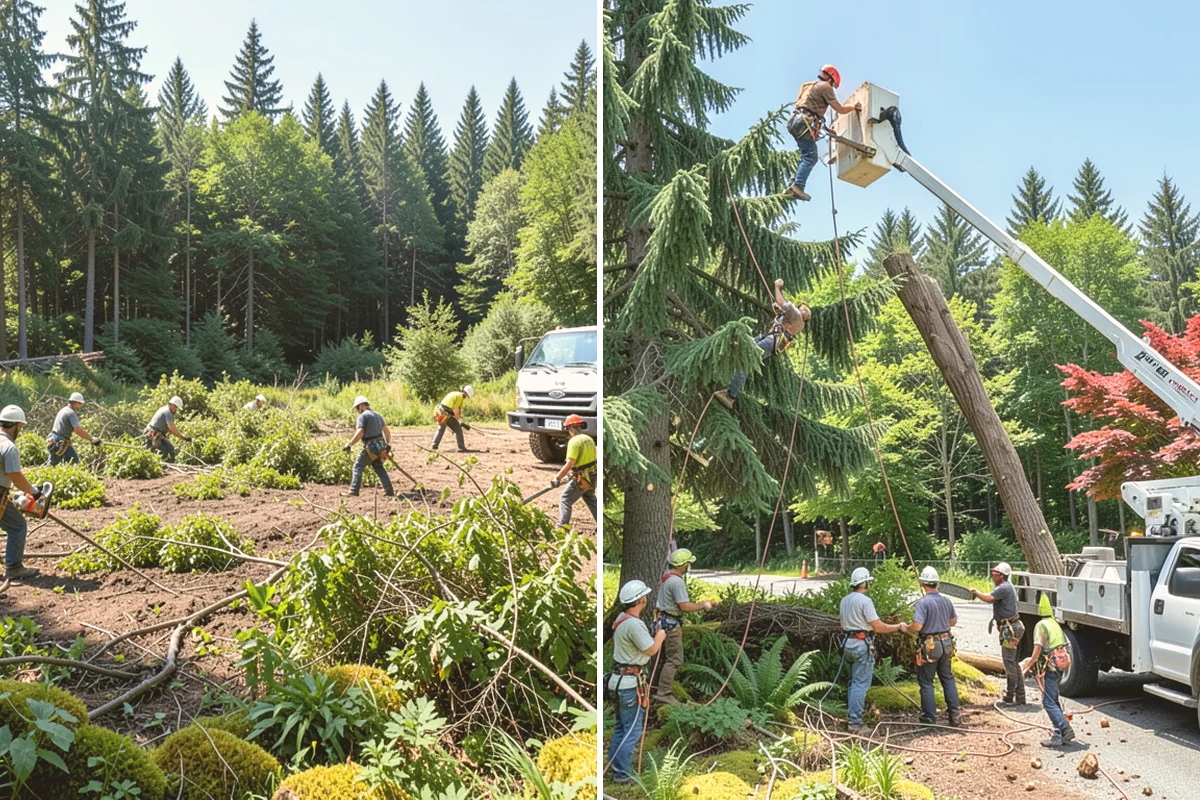 Root collar excavation in Bellevue, King County, WA - Inspect the tree and its site