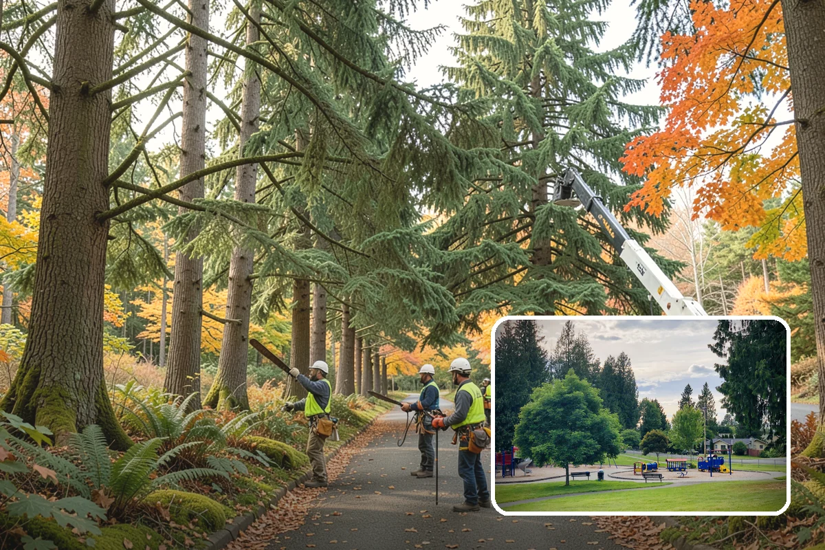 Root collar excavation in Bonney Lake, Pierce County, WA - Supports long-term tree health and stability