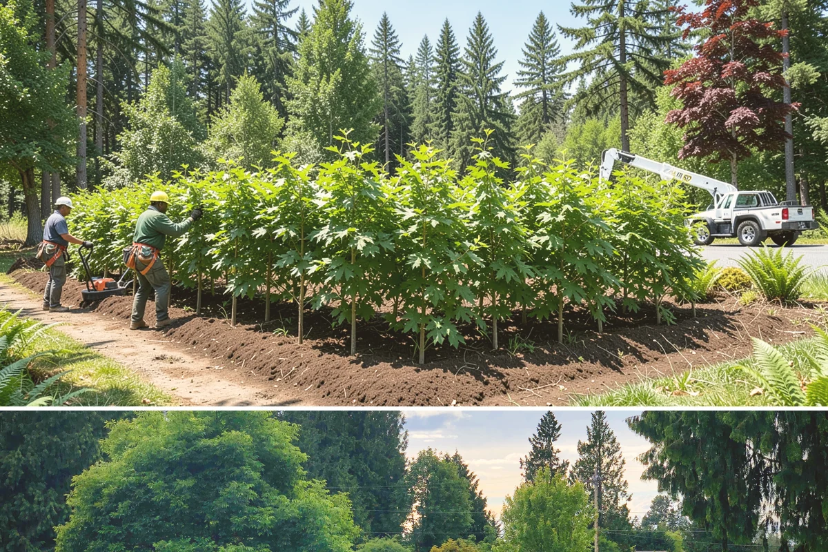 Root collar excavation in Bonney Lake, Pierce County, WA - This service can be performed year-round in the Puget Sound region but may require specialized equipment during wet seasons to...