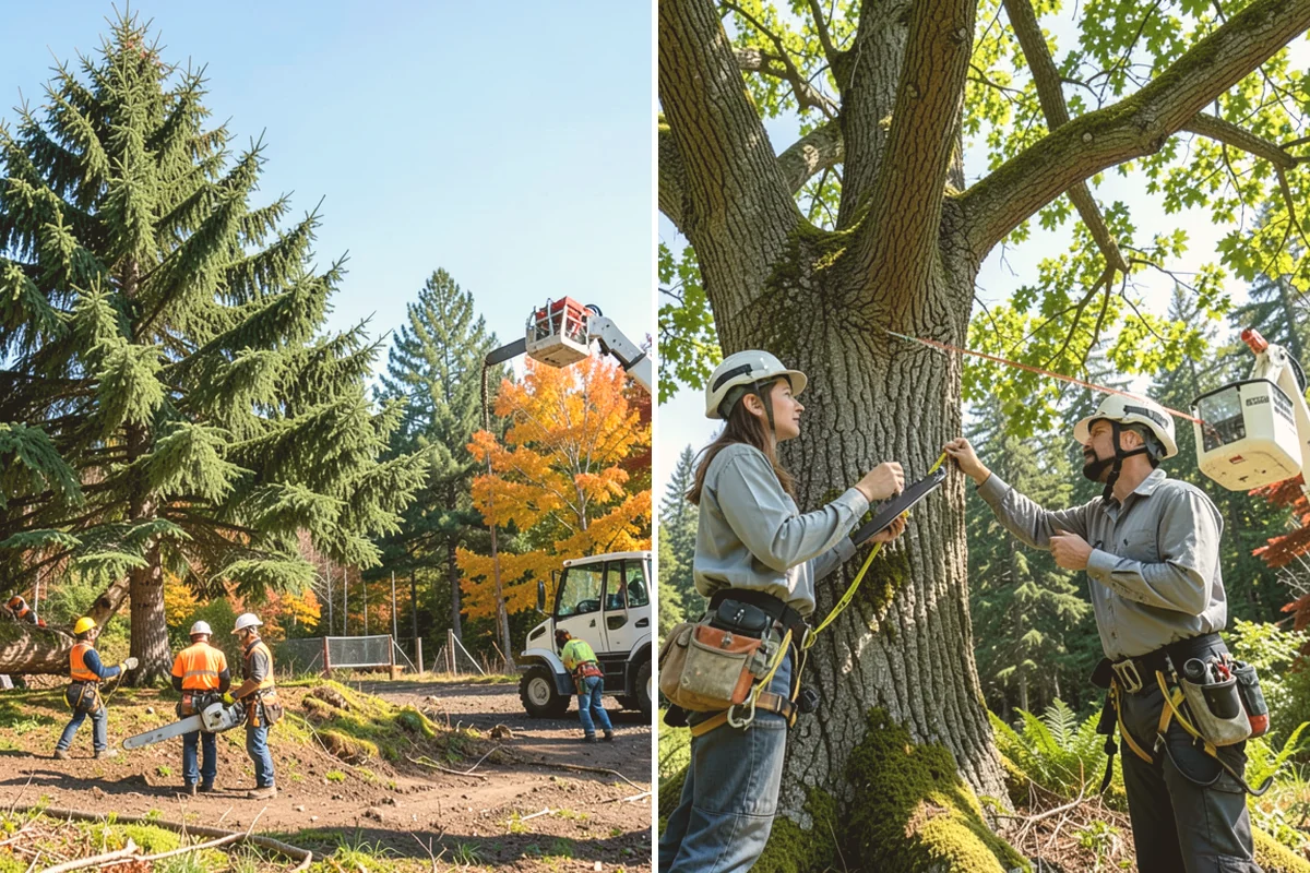 Root collar excavation in Bothell, King County, WA - Inspect the tree and its site