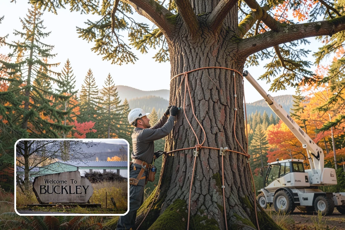 Root collar excavation in Buckley, Pierce County, WA - Supports long-term tree health and stability