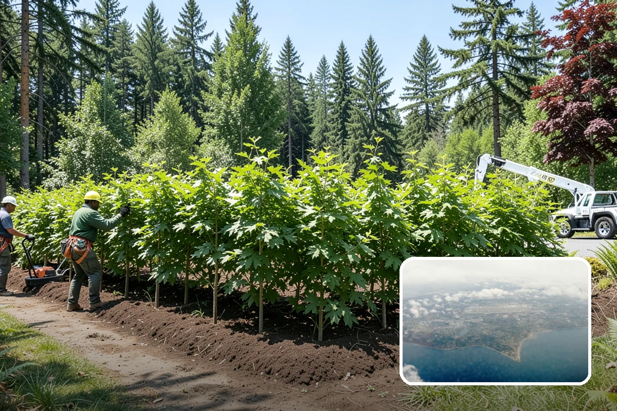 Root collar excavation in Burien, King County, WA - Supports long-term tree health and stability