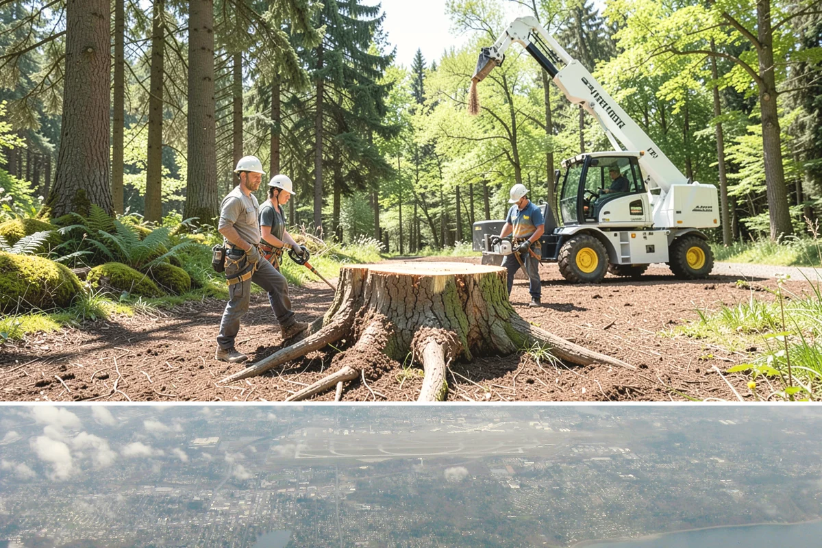 Root collar excavation in Burien, King County, WA - This service can be performed year-round in the Puget Sound region but may require specialized equipment during wet seasons to...