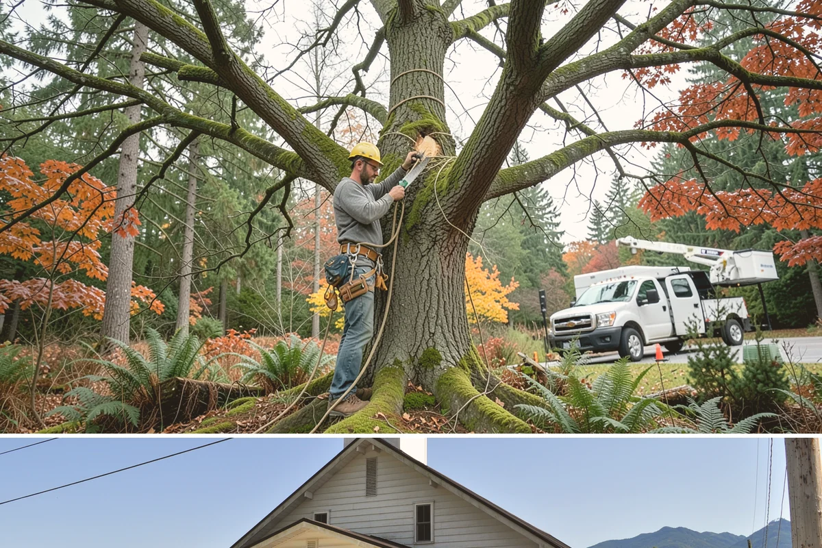 Root collar excavation in Concrete, Skagit County, WA - This service can be performed year-round in the Puget Sound region but may require specialized equipment during wet seasons to...