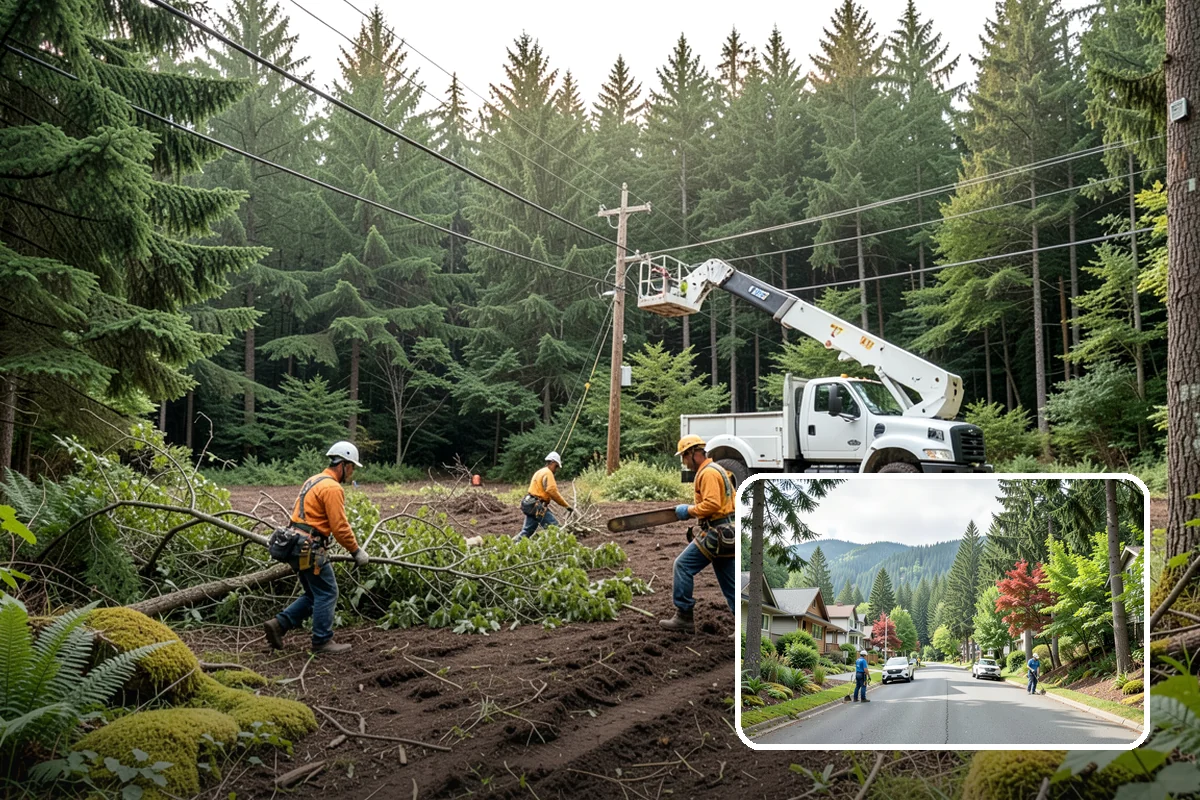 Root collar excavation in Darrington, Snohomish County, WA - Supports long-term tree health and stability