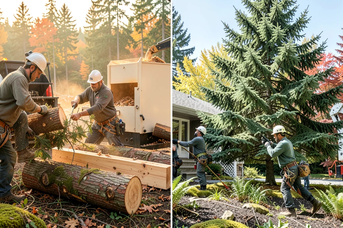 Root collar excavation in DuPont, Pierce County, WA - Inspect the tree and its site