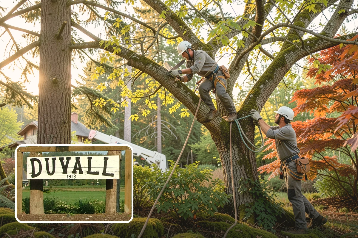 Root collar excavation in Duvall, King County, WA - Supports long-term tree health and stability