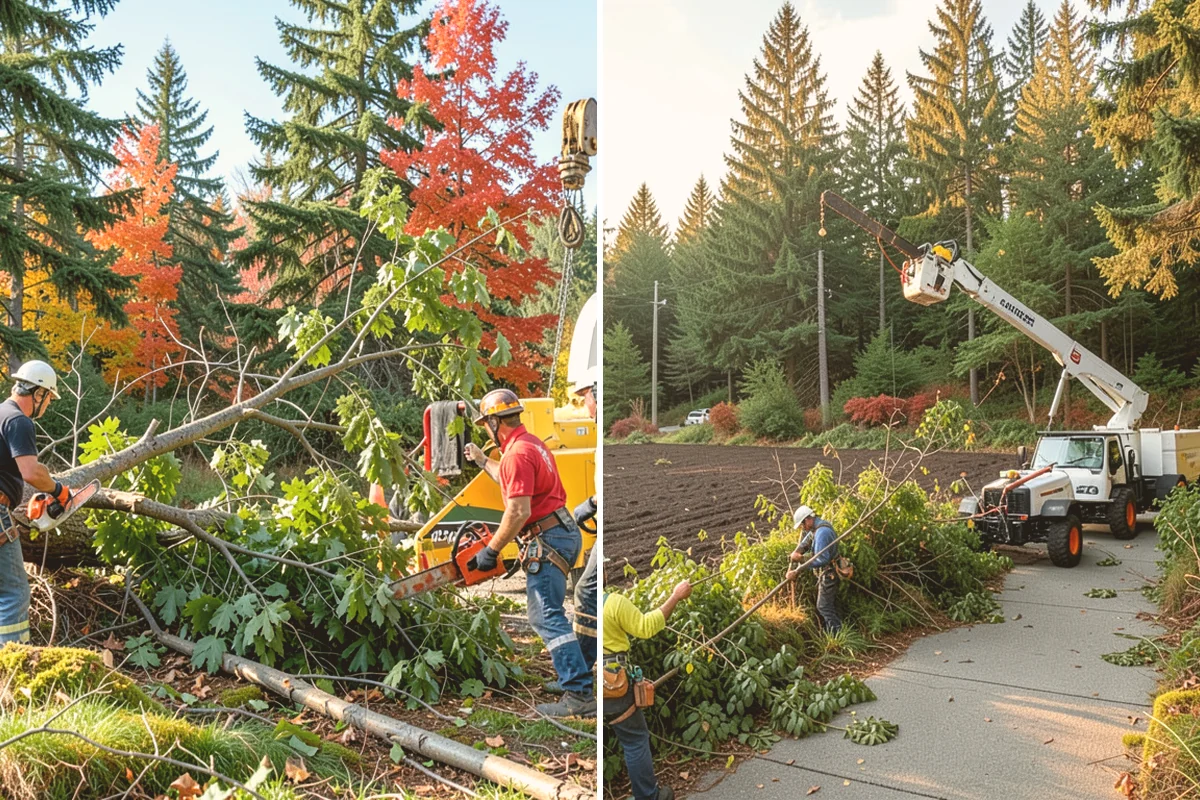 Root collar excavation in Eatonville, Pierce County, WA - Inspect the tree and its site