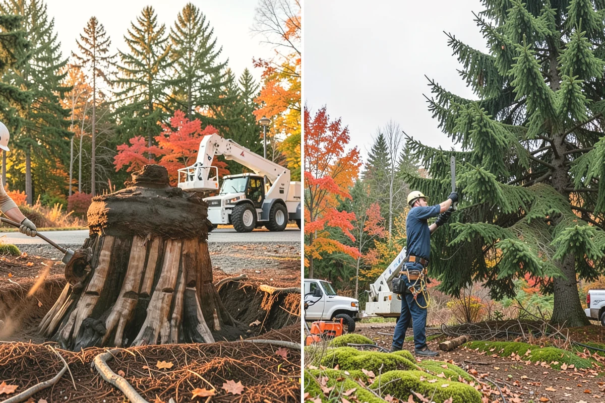 Root collar excavation in Edgewood, Pierce County, WA - Inspect the tree and its site
