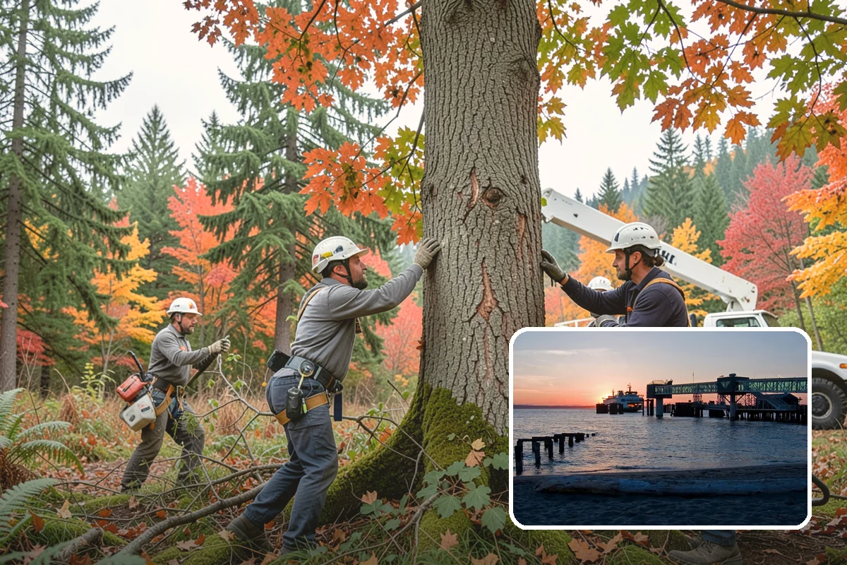 Root collar excavation in Edmonds, Snohomish County, WA - Supports long-term tree health and stability