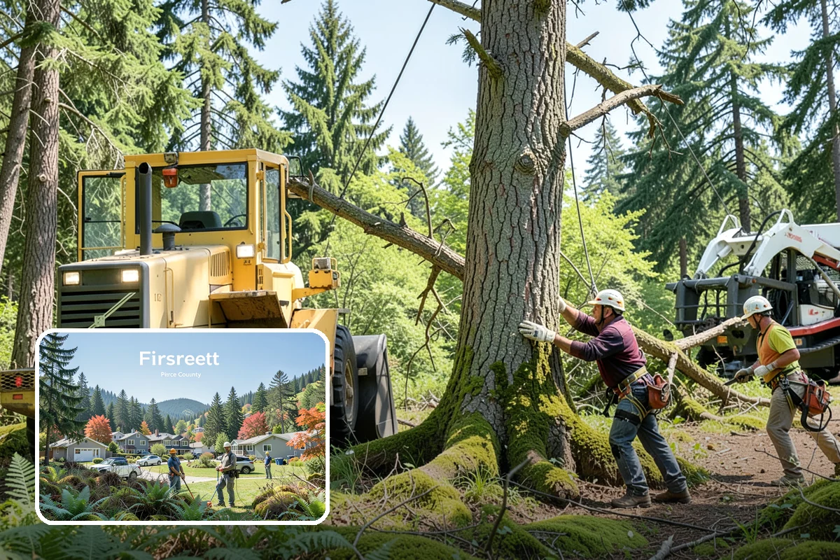Root collar excavation in Fircrest, Pierce County, WA - Supports long-term tree health and stability