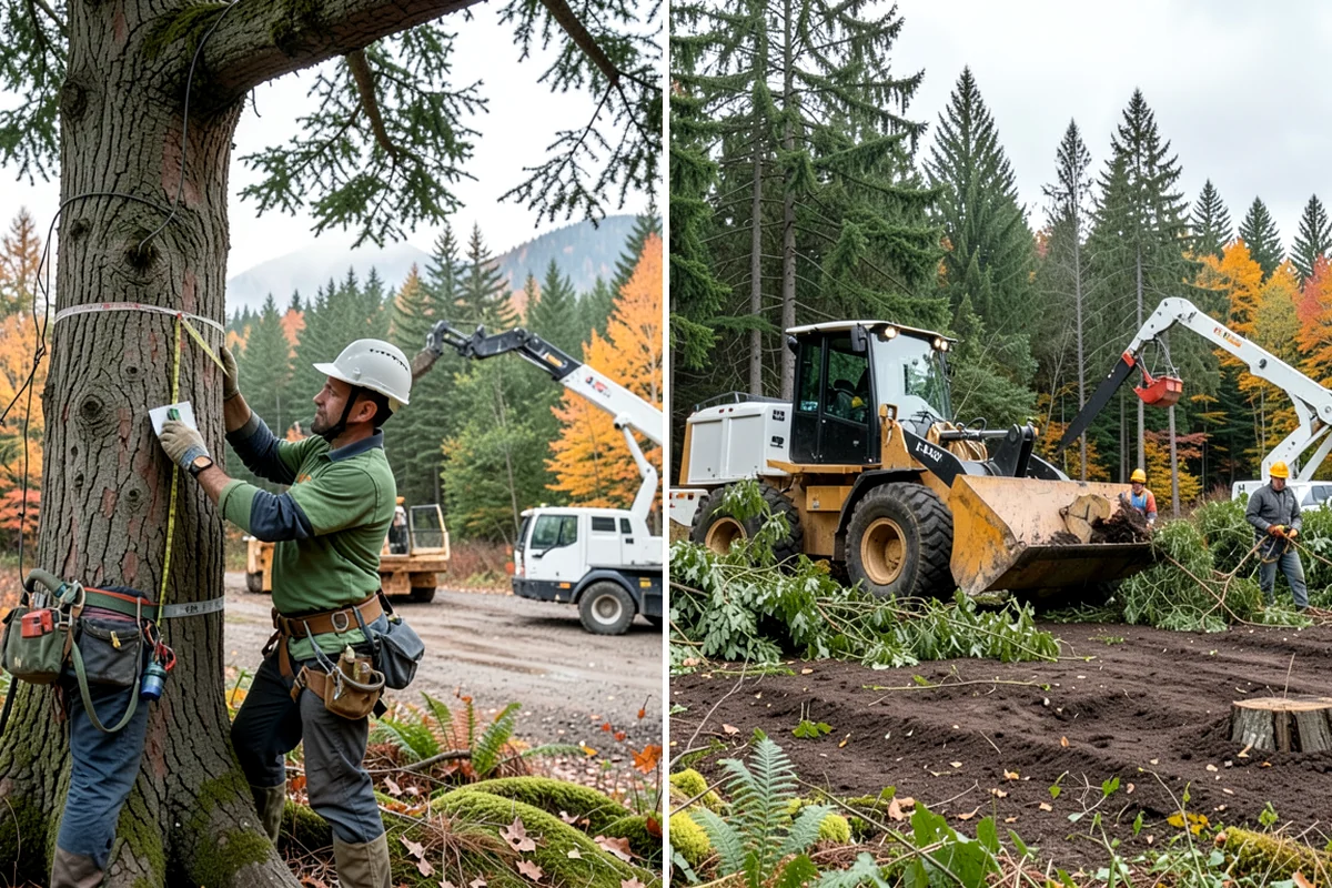 Root collar excavation in Gig Harbor, Pierce County, WA - Inspect the tree and its site