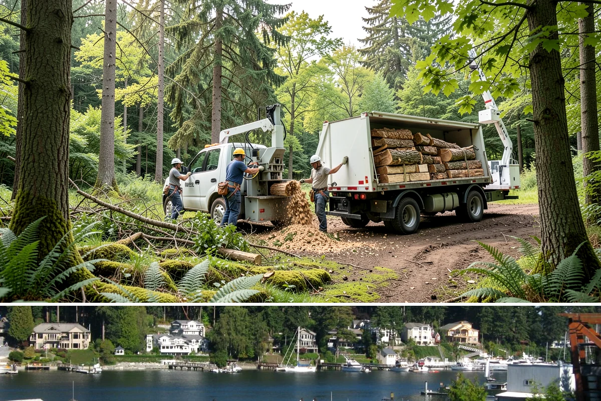 Root collar excavation in Gig Harbor, Pierce County, WA - This service can be performed year-round in the Puget Sound region but may require specialized equipment during wet seasons to...
