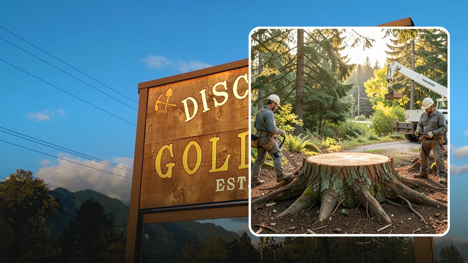Root collar excavation in Gold Bar, Snohomish County, WA - The careful exposure of the root collar to relieve burial or girdling.