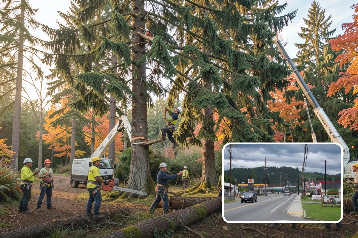 Root collar excavation in Granite Falls, Snohomish County, WA - Supports long-term tree health and stability