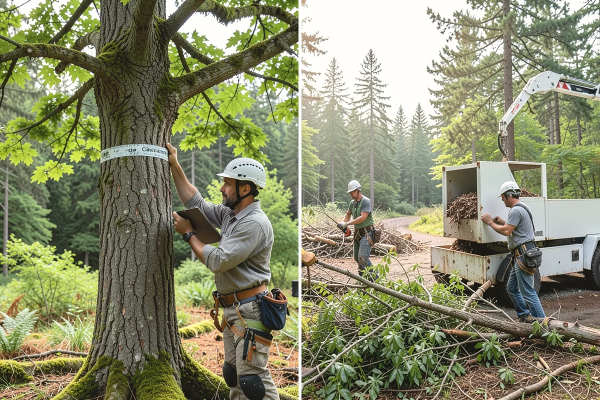 Root collar excavation in Issaquah, King County, WA - Inspect the tree and its site
