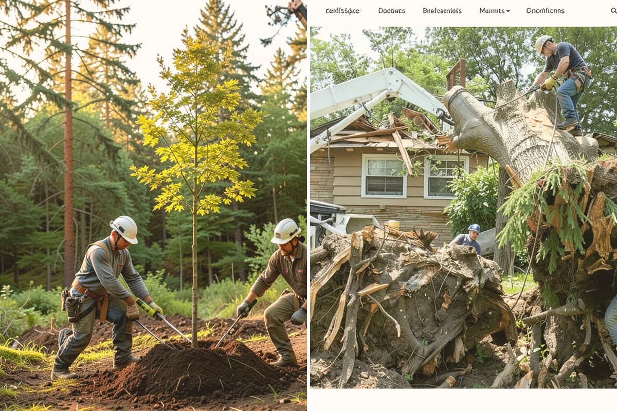 Root collar excavation in Kent, King County, WA - Inspect the tree and its site