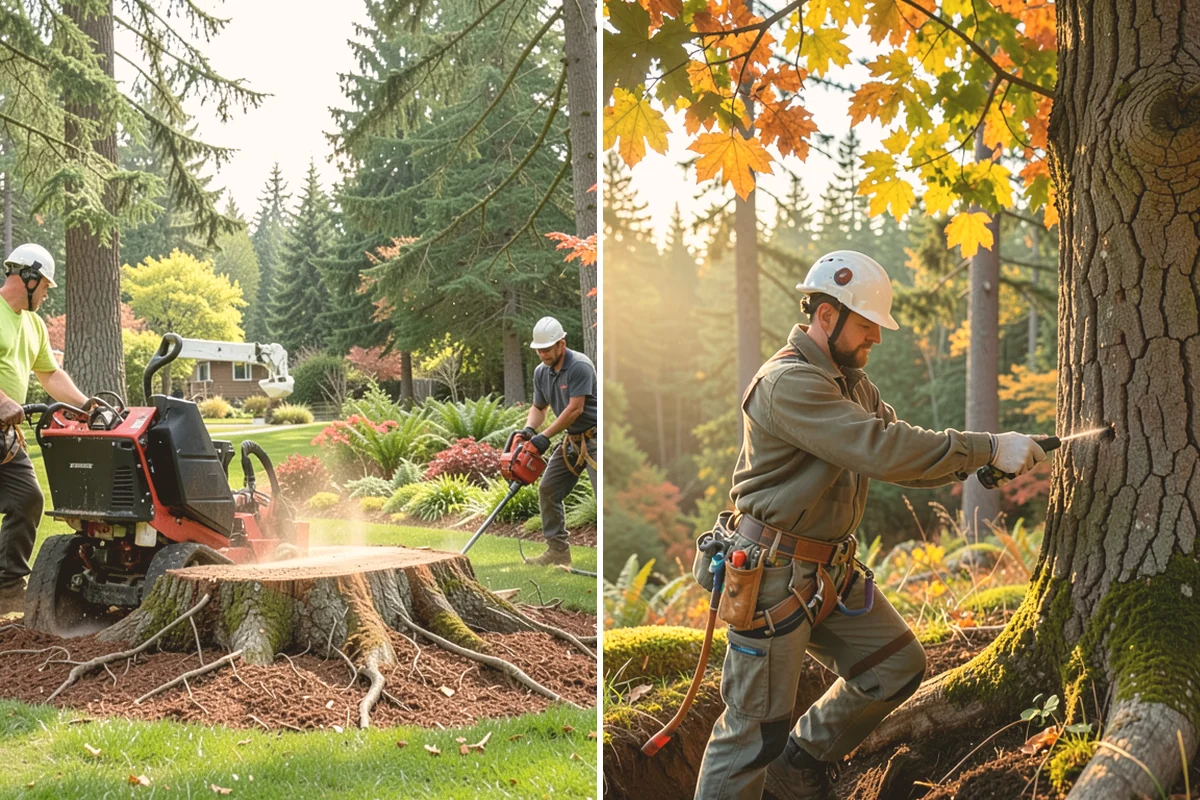 Root collar excavation in Kirkland, King County, WA - Inspect the tree and its site