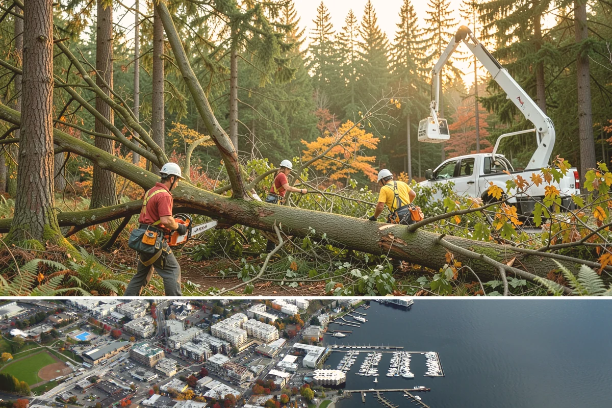 Root collar excavation in Kirkland, King County, WA - This service can be performed year-round in the Puget Sound region but may require specialized equipment during wet seasons to...