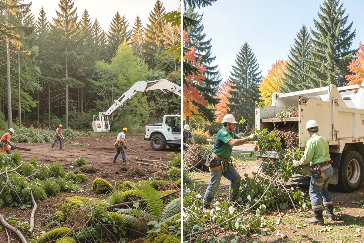 Root collar excavation in La Conner, Skagit County, WA - Inspect the tree and its site