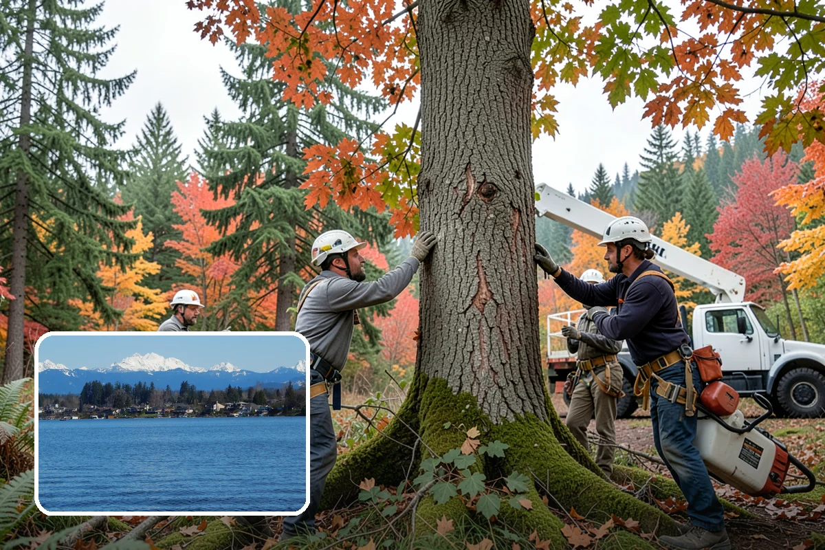 Root collar excavation in Lake Stevens, Snohomish County, WA - Supports long-term tree health and stability