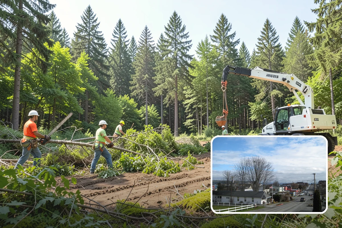 Root collar excavation in Langley, Island County, WA - Supports long-term tree health and stability