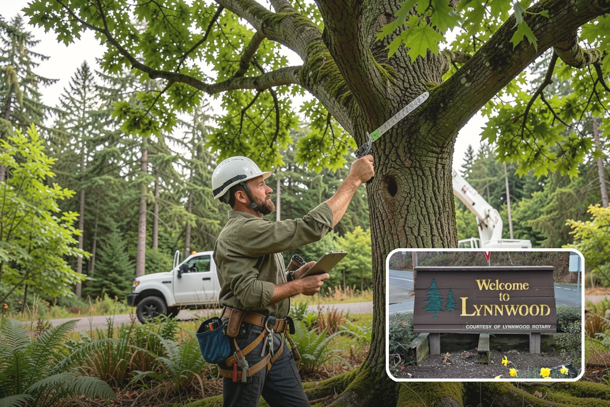 Root collar excavation in Lynnwood, Snohomish County, WA - Supports long-term tree health and stability