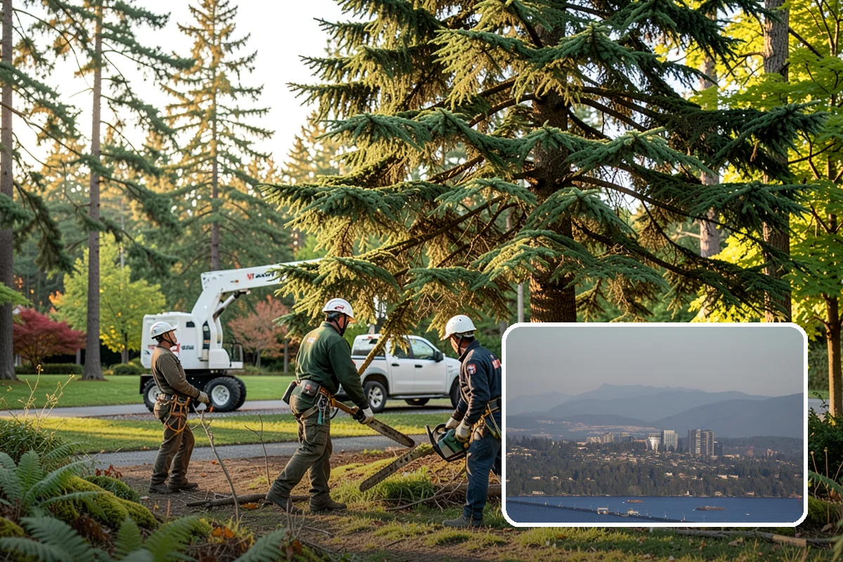 Root collar excavation in Medina, King County, WA - Supports long-term tree health and stability