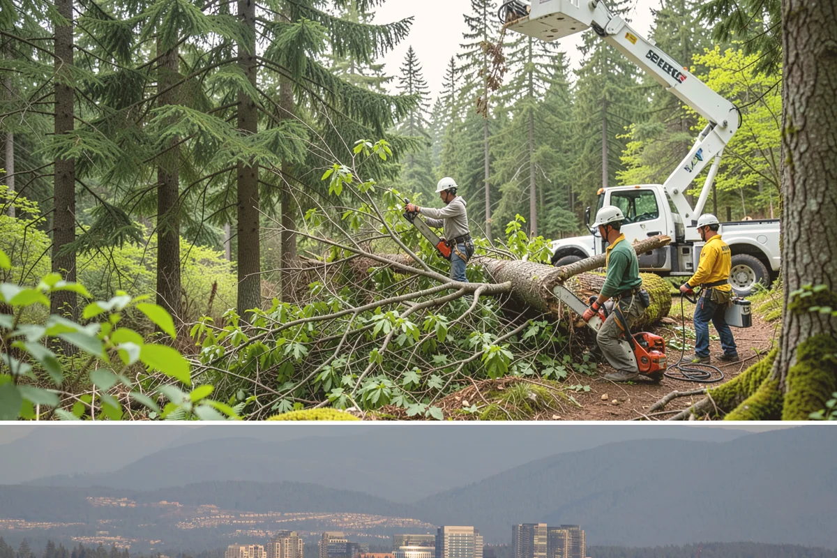 Root collar excavation in Medina, King County, WA - This service can be performed year-round in the Puget Sound region but may require specialized equipment during wet seasons to...