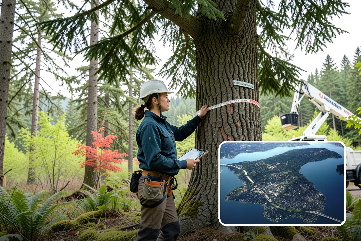 Root collar excavation in Mercer Island, King County, WA - Supports long-term tree health and stability