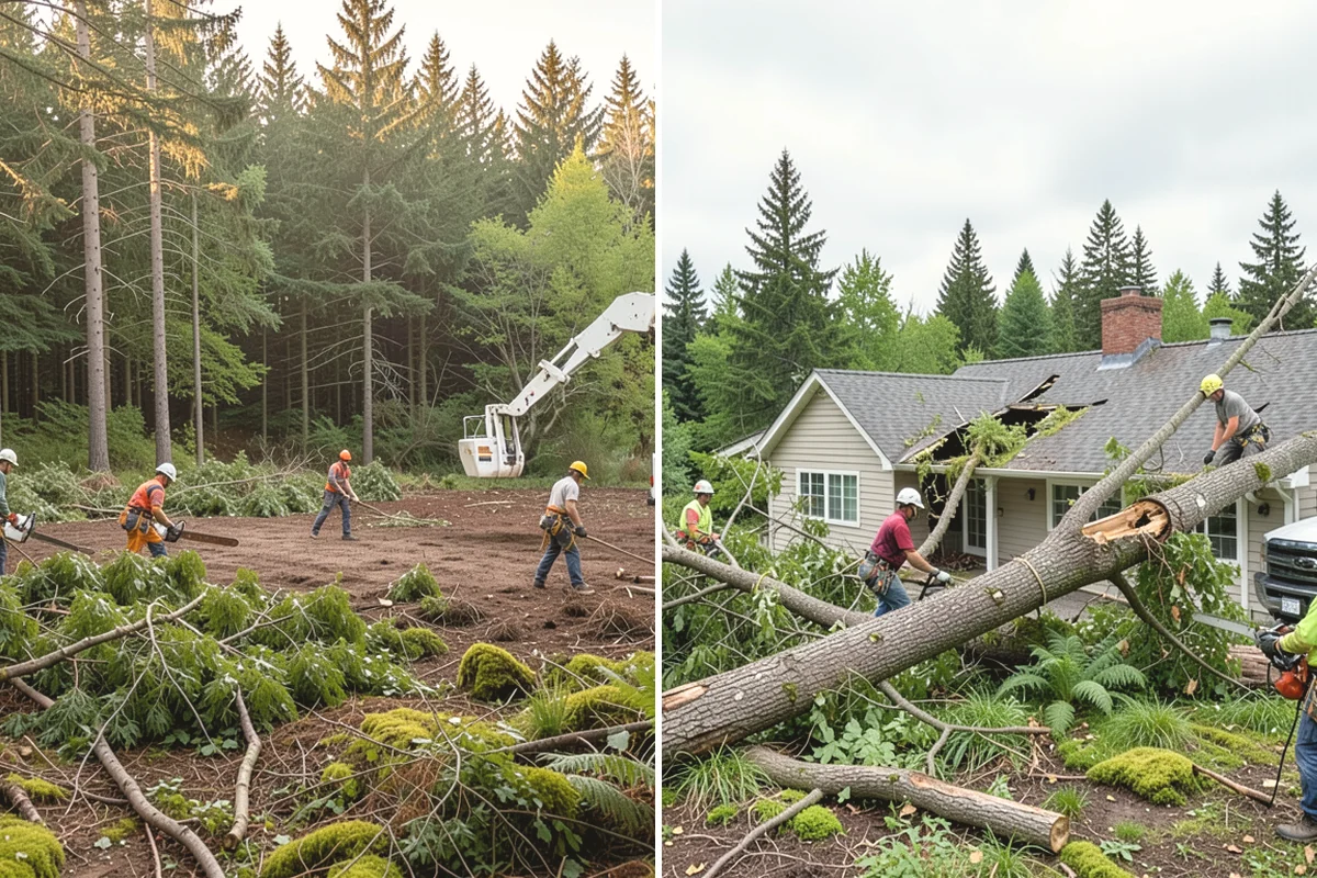 Root collar excavation in Mill Creek, Snohomish County, WA - Inspect the tree and its site