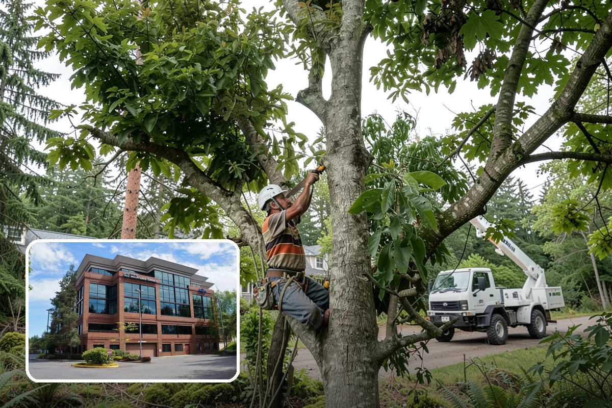 Root collar excavation in Mountlake Terrace, Snohomish County, WA - Supports long-term tree health and stability